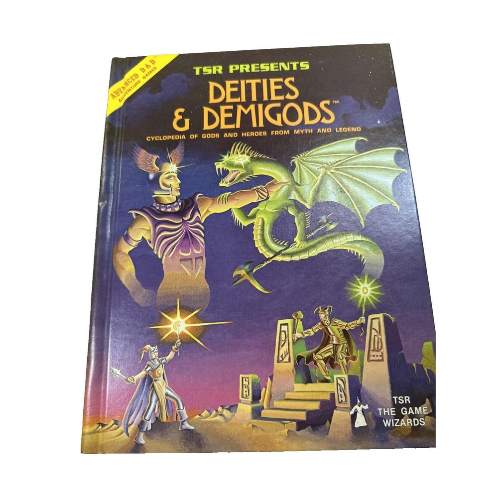 Advanced D&D AD&D TSR Presents Deities & Demigods 3RD Print 1980 128 page  New*